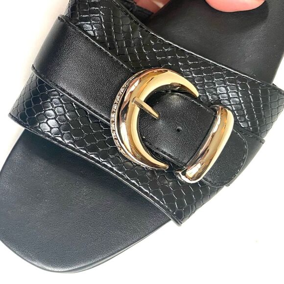 Naturalizer Women Santiago Fashion Slip On Slide Flat Sandal 9 - Picture 6 of 9